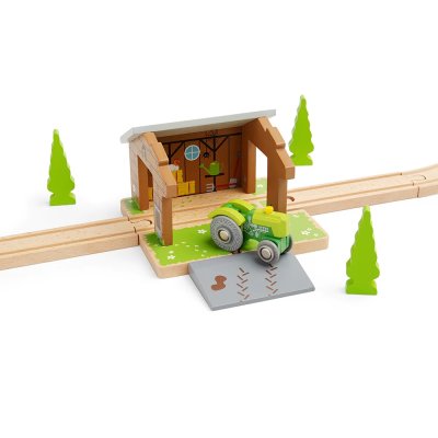 Bigjigs Rail Bauernhof auf Schienen