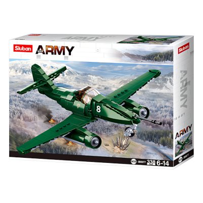 Sluban Battaglia di Budapest M38-B0977 Aereo da caccia Me 262
