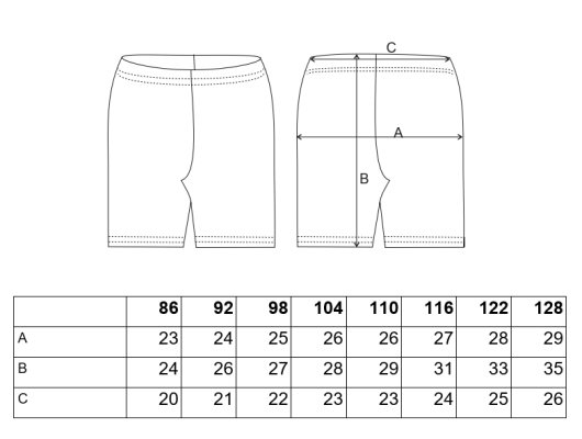 Dünne Shorts mit Aufdruck Outlast® - Erdbeerblumen