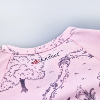 Kombinezon cienki DR Outlast® - jasnoróżowa łąka