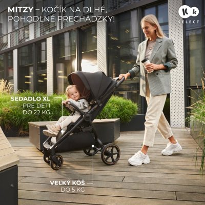 KINDERKRAFT SELECT Sportkinderwagen Mitzy Ink Black