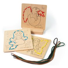 Bigjigs Toys Inrijgen op nummer Sprookjes