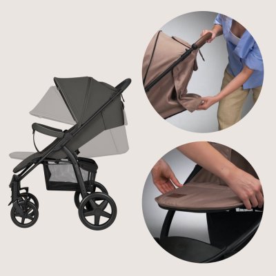 LIONELO Sportska kolica Annet Plus Stone Caramel