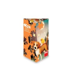 Dino Puzzle triangle Le poussin perdu 24 pièces
