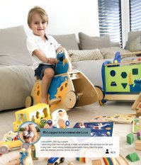 small foot Motorična kocka Sezam, odpri se!