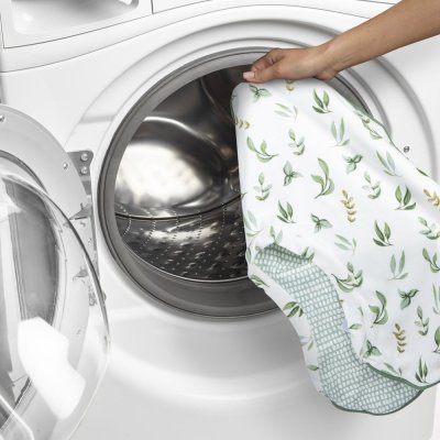 CHICCO Poduszka do karmienia Boppy z bawełny organicznej - Zielone Liście