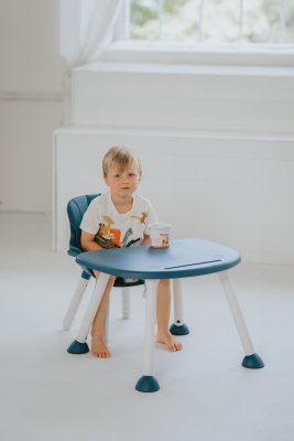 Sedia da pranzo per bambini 2 in 1 Grow - Blu