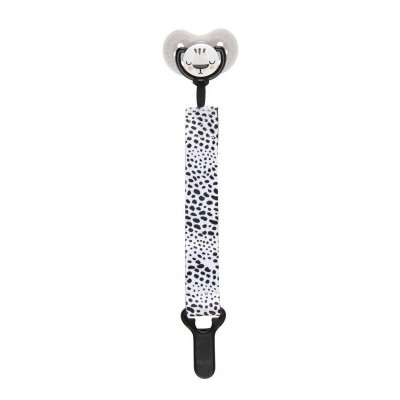 LOVI Schnullerband mit Clip Salt & Pepper
