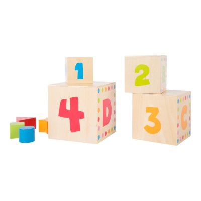 small foo Cubi didattici ad incastro ABC