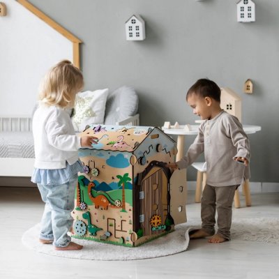 BusyKids Activity board Domek DINO