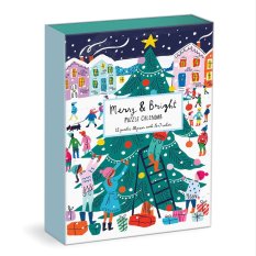 Calendrier de l'Avent Puzzle Galison 12 en 1