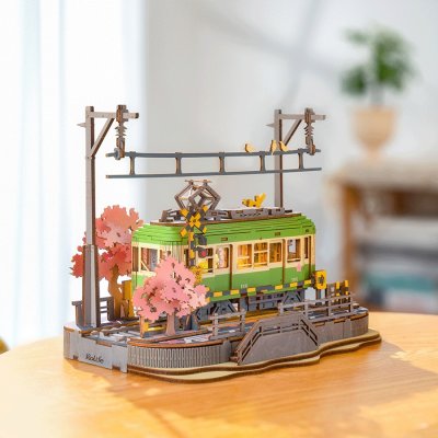 RoboTime 3D Holzbausatz Station mit Sakura