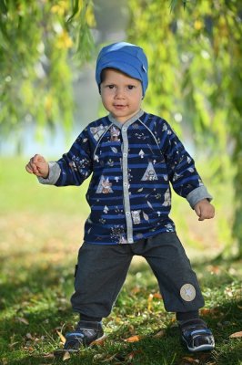 Tanke trenirke Outlast® - temno siva melirana