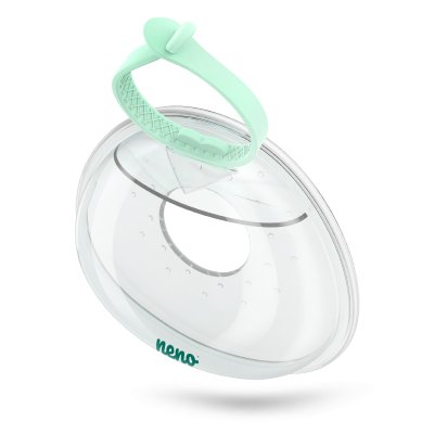 NENO Copo Coletor de Leite Materno de Silicone Claro 2 unidades