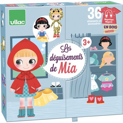 Vilac Magnetyczne puzzle ubieranki projektantka Mia