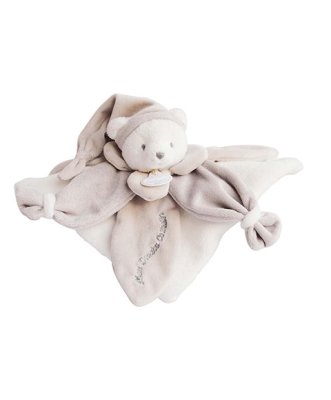 Set cadou Doudou - jucărie de pluș ursuleț bej 24 cm