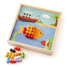 Bigjigs Toys Drveni mozaik Plaža