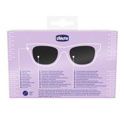 CHICCO Zonnebril rood collectie 2025 - spiegelglazen, 24m+