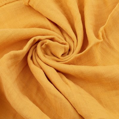 PETITE&MARS Sada plen bambusová mušelínová 3ks Moussy Ochre Leaves, 68 x 68 cm