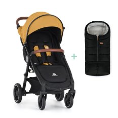 PETITE&MARS Kočárek sportovní Street2 RWS Oak Dense Honey + PETITE&MARS fusak Jibot