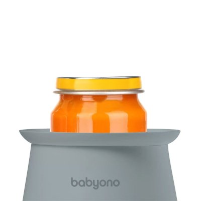 BABYONO Aquecedor e esterilizador digital HONEY cinza