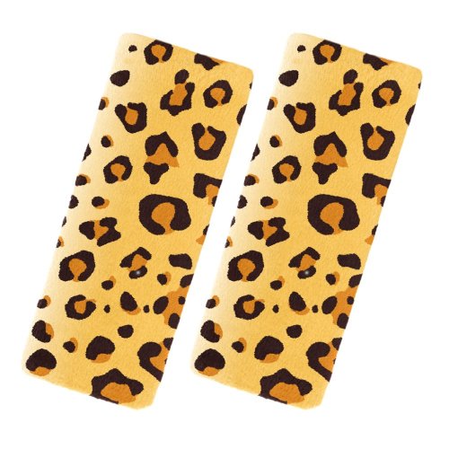 BENBAT Protectores de cinturón para el coche, leopardo 1-4 años