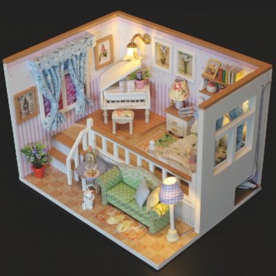 2Kids Toys miniatura da casa de bonecas Lar dos teus sonhos