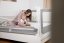 Zábrana na posteľ Monkey Mum® Popular - 130 cm - tmavo šedá - design