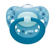 NUK Dudlík Signature 6-18m scatola St. blu