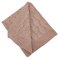EKO Kocyk dziergany z alpaki Powder Rose 80x100cm