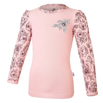 Maglietta da ragazza smyk DR TISK Outlast® - rosa antico chiaro
