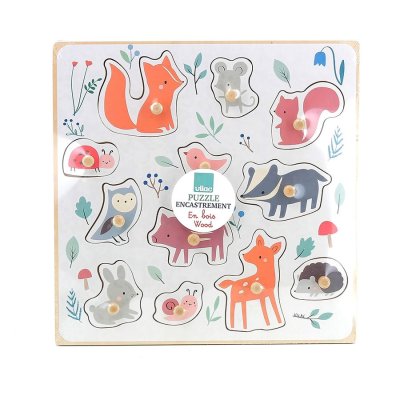 Vilac Leśne zwierzątka puzzle z uchwytem od Sarah Betz