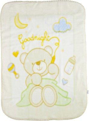 BABYMATEX Kocyk Shell beżowy 80x100 cm