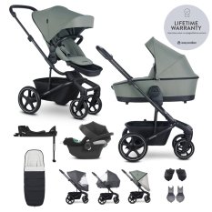 EASYWALKER SET Kinderwagen 4in1 Harvey⁵ Agave Green XXL RWS + CYBEX Aton B2 i-Size + Base