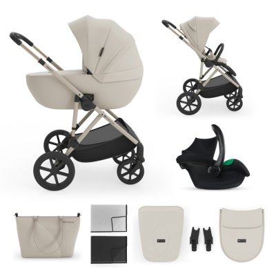 KINDERKRAFT Kombikinderwagen 3in1 Prime 3 Sand Dune