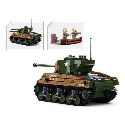 Sluban Army WW2 M38-B1110 Kampfpanzer M4A3 Sherman
