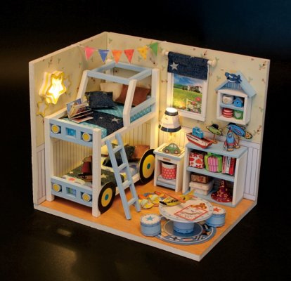 2Kids Toys miniatura domečku Charlesův pokoj