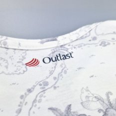 Maglietta sottile DR TISK Outlast® - prato bianco