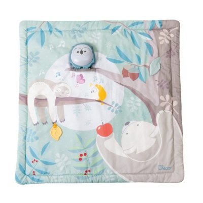 CHICCO Kocyk edukacyjny Sówka 2w1 80x80 cm, 0m+