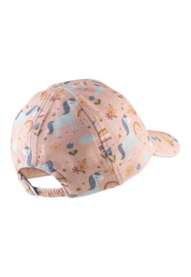 STERNTALER Czapka z daszkiem z filtrem UV 50+ jednorożec dziewczynka 49 cm-12-18 m