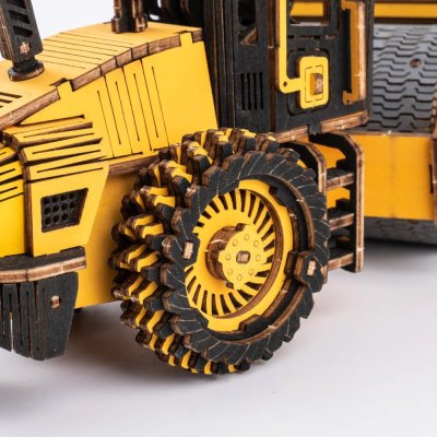 RoboTime 3D houten mechanische modelbouwset Wegenwals