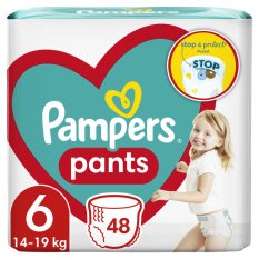 Fraldas PAMPERS Active Baby Pants tamanho 6 (48 unidades) 14-19 kg