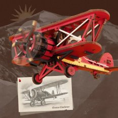 RoboTime 3D mechanická skládačka Dvojplošník s kyvadlem