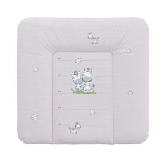 CEBA BABY Wickelauflage für Kommode (75x72) Zebra Grau