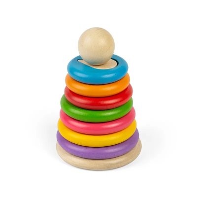 Bigjigs Toys Formen auf Stäbe stecken