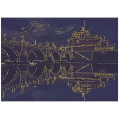 Dino Puzzle neon Castello degli Angeli 1000 pezzi