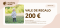 Vale de regalo por un valor de 200 EUR