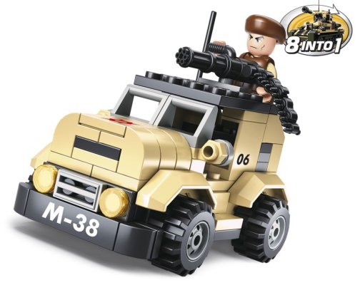 Sluban Army 8in1 M38-B0587A Patrouillenwagen