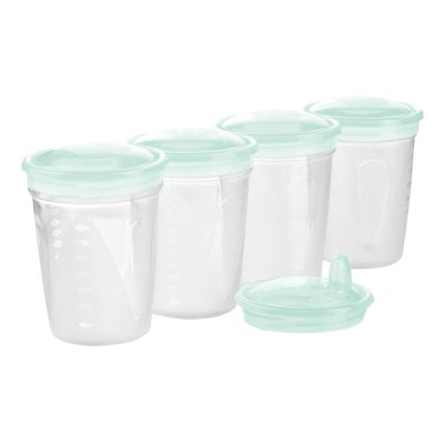 BABYONO Cups for food storage 4 pcs