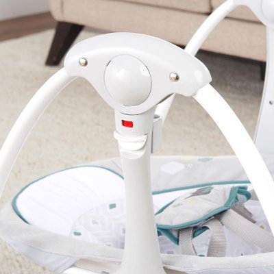 INGENUITY Swing conversível vibrando com melodia Nash 2 em 1, 0m+ até 9 kg